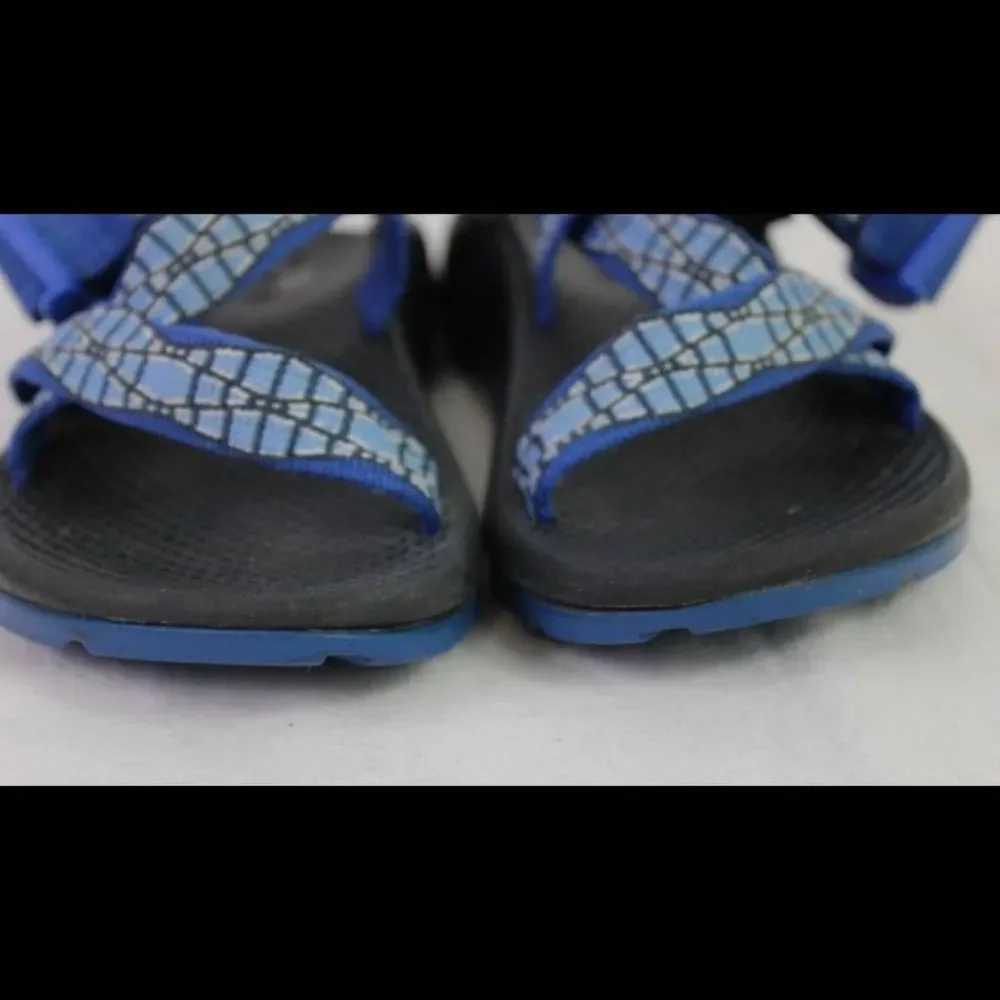 Chaco Kids Blue Patterned Sport Sandals